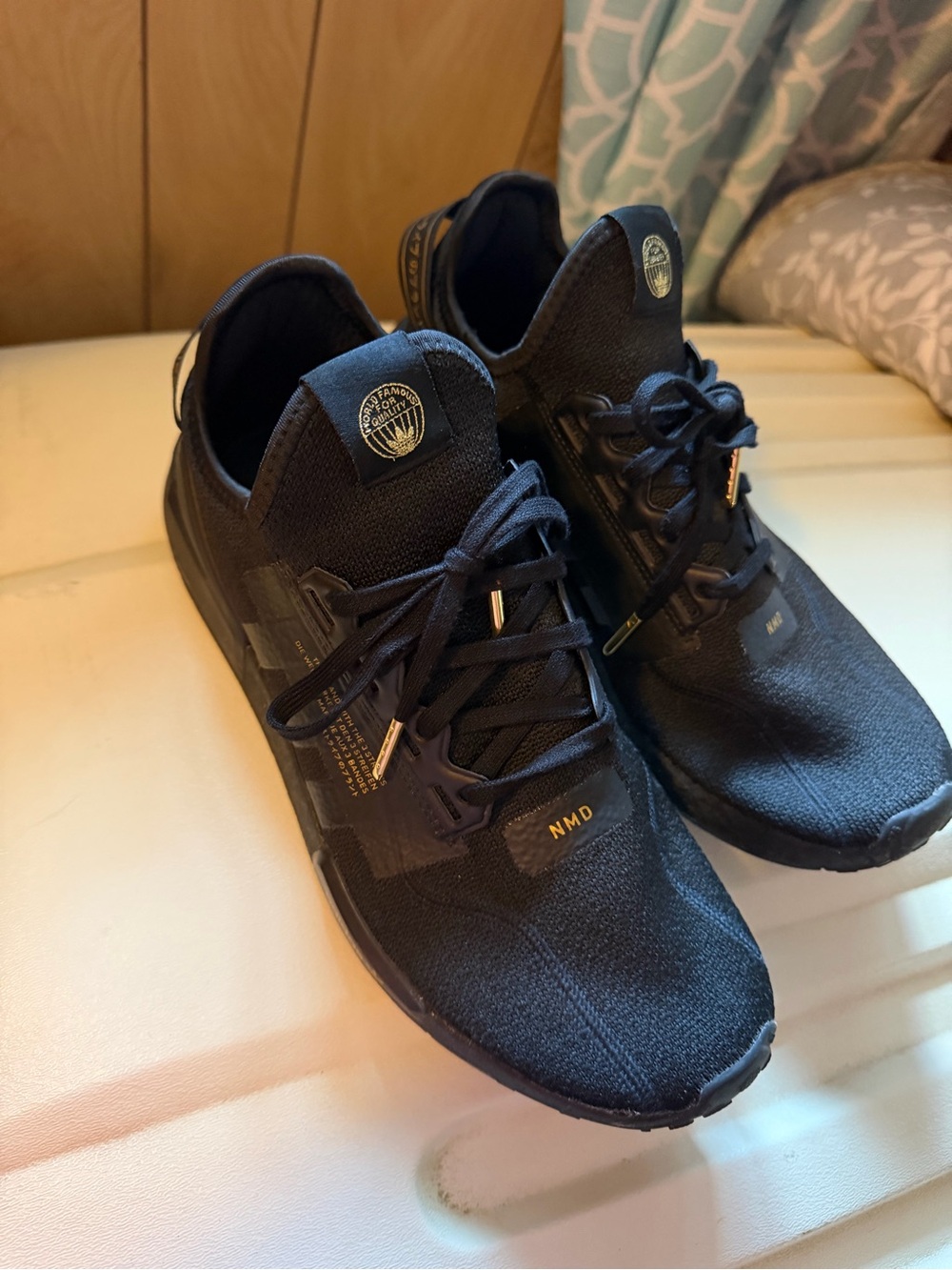 Adidas Men's Black Athletic Sneakers - NMD Style